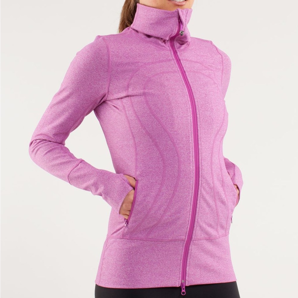Lululemon in stride heather ultra violet jacket